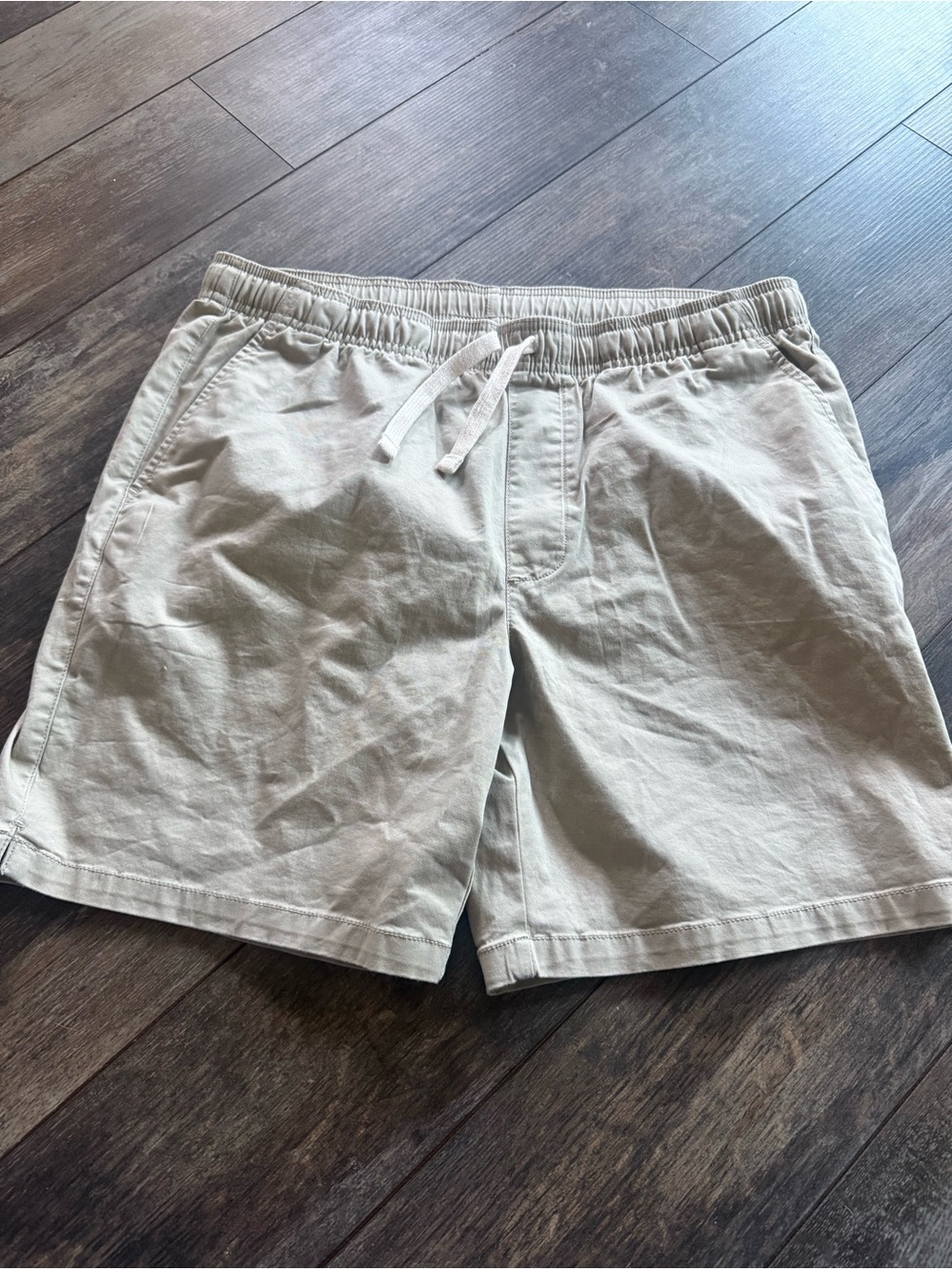 Goodfellow Men's Casual Drawstring Shorts - khaki. Small